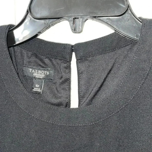 đť…şTALBOTS Petites Black Dress - Picture 6 of 9